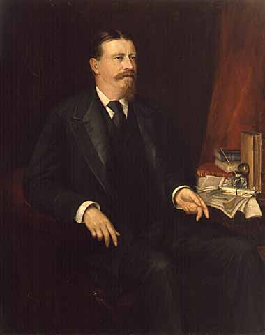 Painting of Governor William Rush Merriam